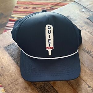 Peter Millar Navy Blue 'Quiet Please' Cap